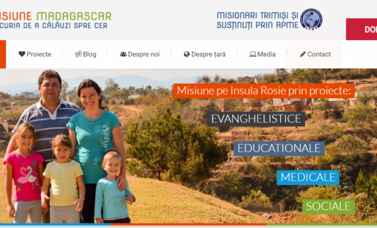 Siteul nostru este gata: www.misiunemadagascar.ro